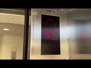 WORLD FAMOUS Schindler traction elevators at The New York Marriott Marquis NYC