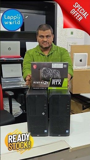 Hp Z2 Tower workstation 12 gb RTX new graphics with G5 workstation