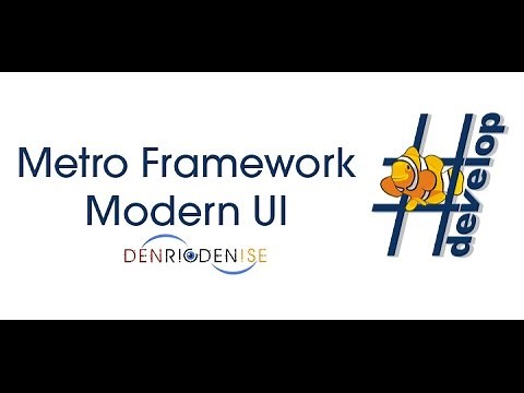 How to use MetroFramework Modern UI in SharpDevelop