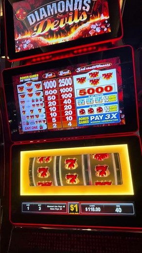 Diamonds & Devils Slot Machine – Classic 3 Reel Action! 🔥💎
