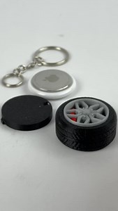 22K views · 5.4K reactions |  AirTag Wheel key chain  STL files...
