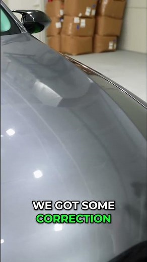 Car Hood Transformation: Watch Oxidation Vanish and Gloss Shine! #shorts