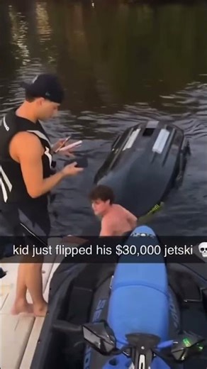 Jack Doherty flipped and totaled his 30k Jetski🫣😭 #jackdoherty #fyp #viral #kick #clips #twitch