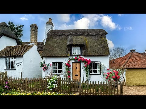 Beautiful Spring Scenery in England's Countryside | Rural Villages in UK