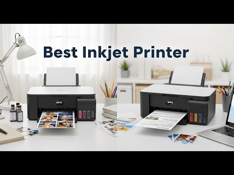 TOP 5 Best Inkjet Printer 2025 | The Ultimate Guide to Choosing the Perfect Inkjet Printer!