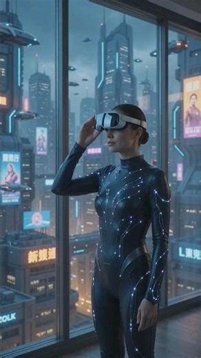 Will We Live in Virtual Reality by 2050? 🥽🤯 #virtual reality #virtualcity