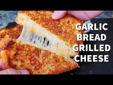 GARLIC BREAD GRILLED CHEESE Sandwich | Simply Mamá Cooks