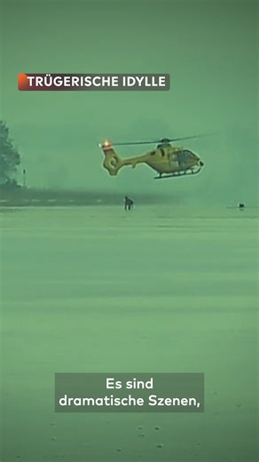 Dramatische Szenen spielen sich am Mittwoch auf dem Irrsee ab. Zwei Frauen brechen beim Eislaufen ein. Ein Polizist eilt zur Hilfe und schwebt plötzlich selbst beinahe in Lebensgefahr. Mehr dazu im Kommentar 👇 #ServusAmAbend | ServusTV
