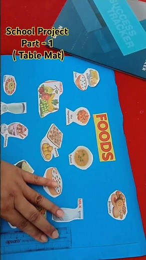 School Project for Kids DiY Table mat #ytshorts #shortvideo #Tablemat #diy