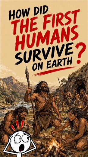 🔥🧠How Did the First Humans Survive on Earth?