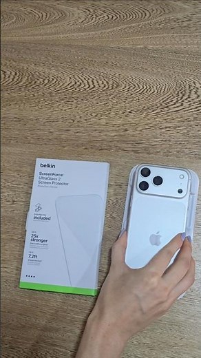Cómo ponerle el vidrio al nuevo IPhone 17 Pro Max 📱🩵 #nuevos #smartphone #iphone