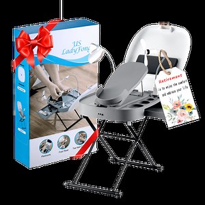 Usladyfong Pedicure Tools for Easy at-Home Pedicures Adjustable Pedicure Foot Rest