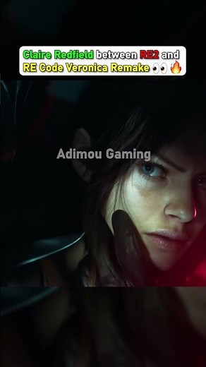 Claire Redfield In RE2 and Resident Evil Code Veronica 🔥 👀