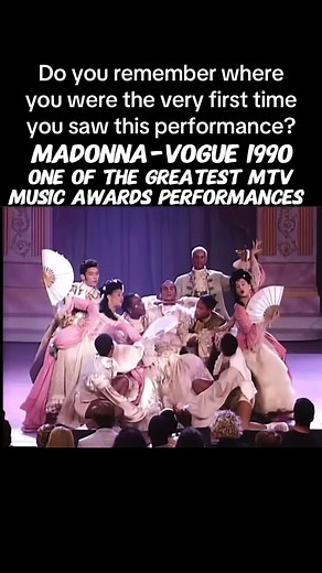 Madonna's Iconic Vogue Performance at MTV Awards 1990