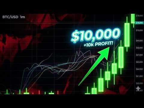 $10k Profit Day-Trading 1m Bitcoin Chart With Secret Indicator?!