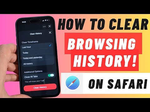 How to Clear Browsing History on Safari iPhone IOS 26