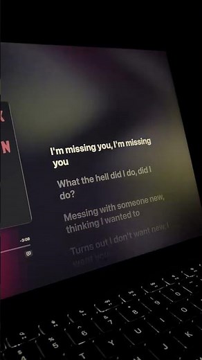 I’m missing you #lyrics #applemusic #song #music #lyricsvideo #musiclyrics #audio