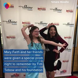 This 15-year-old with Down syndrome just had a magical time at prom. It was a night for special needs students, put on by the Tim Tebow Foundation – and everyone was named Prom King and Queen https://cbsn.ws/2MBxjXh | The Uplift