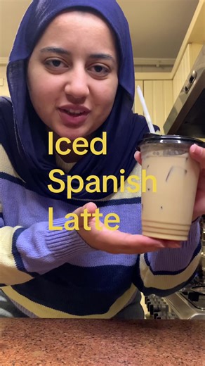 Iced spanish latte using @Brown Nose Coffee beans for the first time, i love it!! - #fyppppppppppppppppppppppp #creatorsearchinsight #homebarista #coffeetiktok