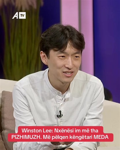 Winston Lee: Nxënësi im më tha PIZHIMUZH. Më pëlqen këngëtari MEDA #ATV #StudioA #bleronazeqiri
