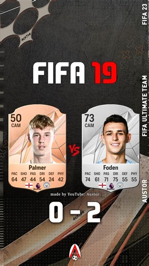 45K views · 24K reactions | Cole Palmer VS Foden FIFA Evolution! FIFA 19 - FC 25 . . . Want to see more fifa evolution! Check out my YouTube channel, link in Profile BIO or search -> AustorFIFA on YouTube  . . #FIFA23Ratings #reels #fut23 #eafc24 #fifahistory #fifaevolution #realmadrid . . . Follow me for more: @austor_official . . Tags: #araujo #fifa23 #austor | Austorfifa | Facebook