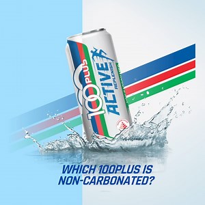 Both are absolute hydration faves, but did you know that one is non-carbonated? 😱 If you haven’t guessed it yet, it’s 100PLUS Active! It’s packed with electrolytes and Vitamin Bs to give you a boost in energy and that recovery aid you need after your workout! | 100PLUS Singapore