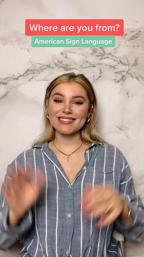 Sign Language: Where Are You From? ASL