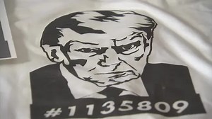 Trump mug shot merchandise goes on sale