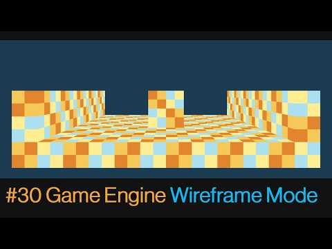 #30 How To Make a Game Engine | C++ and OpenGL | Graphics Module - Wireframe Mode