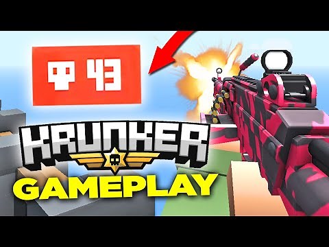 I got INSANE NUKES in Krunker.io - Krunker High Kill Gameplay