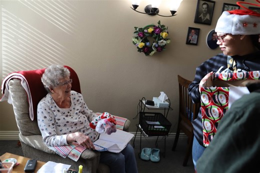 Labette Community College students bring warmth to local elders