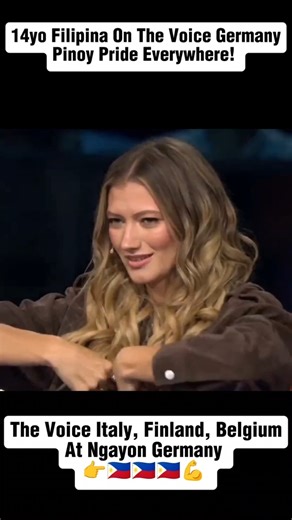 Fast 4 Chair Turn! 14yo Filipina On The Voice Germany Audition 2026! #filipino