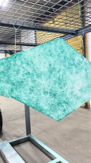 Creative Powdercoating for Unique Roof Panels