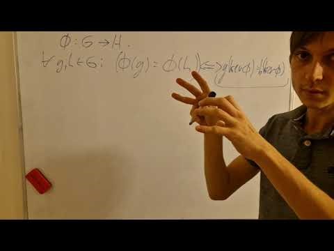 Theorem regading cosets of kernel of group homomorphism