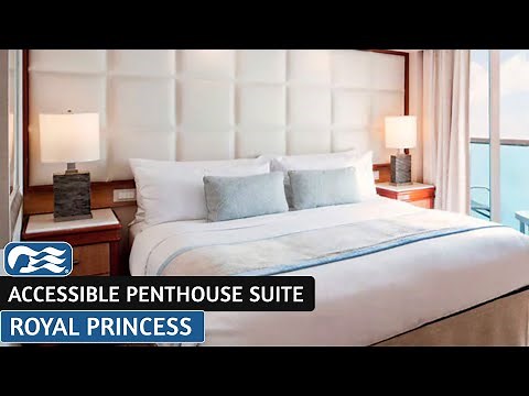 Royal Princess | Accessible Penthouse Suite Full Walkthrough Tour | Princess Cruises | 2024 | 4K