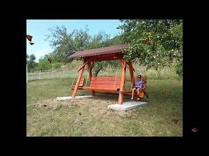 Balansoare si leagane de gradina - producator local de mobiler rustic pentru gradina