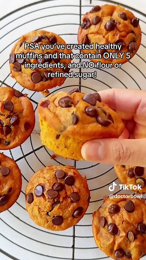 Delicious 5-Ingredient Sweet Potato Muffins
