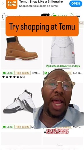 Temu surprised me with these Timberland boot prices 🤯 #TemuDeals #ShoppingHacks #Timberlands