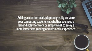 How To Add A Monitor To A Laptop