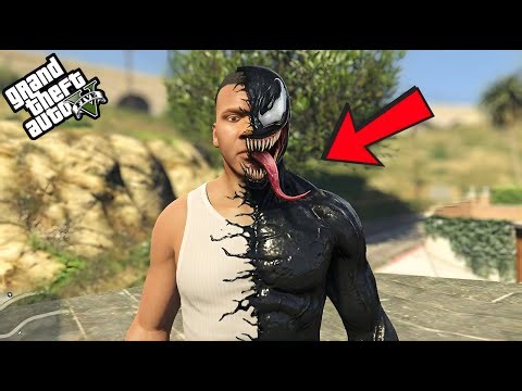Franklin Got Venom Power in GTA 5 (GTA 5 Mods)