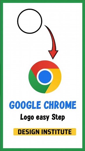 How to create google chrome logo in Adobe illustrator easyway #photoshopediting #vectornator #cursor