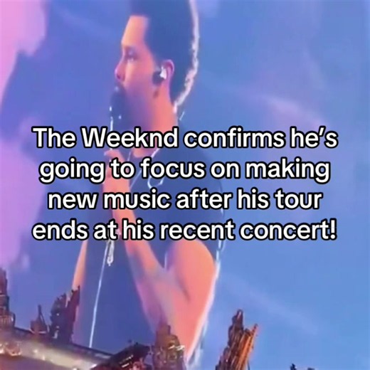 The Weeknd: New Music Coming After Tour Ends