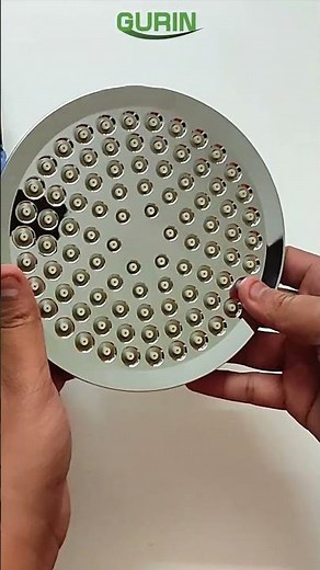 Luxury Bathroom Shower head | Chrome Plated Finish | Open Box | High Pressure | GURIN Shower Head