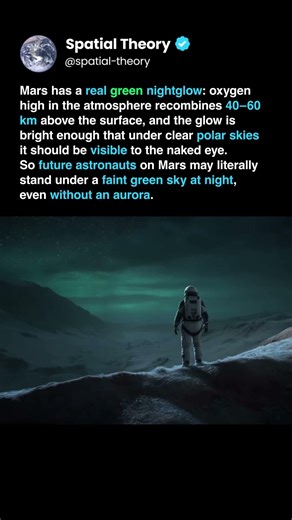Future Astronauts May See a Green Sky on Mars