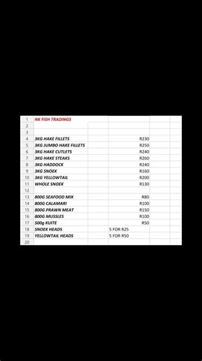 Cape Town Fishing Life - Fresh Fish Daily at Cheap Prices