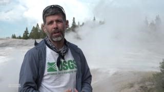 The July hydrothermal explosion in Biscuit Basin stole all the headlines. But did you know there was a smaller hydrothermal explosion in Norris Geyser Basin on April 15, 2024? That explosion was detected by new infrasound sensors installed this past September. The hydrothermal explosion occurred in an area called Porcelain Terrace on April 15, 2024, at 2:56 pm. Although no one was around at the time, it was detected at a monitoring station in Norris Geyser Basin. The sensors detected seismic wav