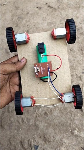 How to Make RC Car Without Gear Motor! 🏎️ #DIYRCCar #Shorts #HowToMake