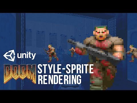 unity 2.5d doom like sprite rendering