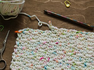 How to crochet wattle stitch - photo tutorial for beginners