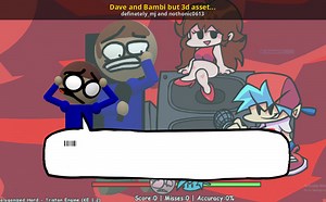 Dave and Bambi but 3d assets are remade Mod for Friday Night Funkin' | FNF Mods